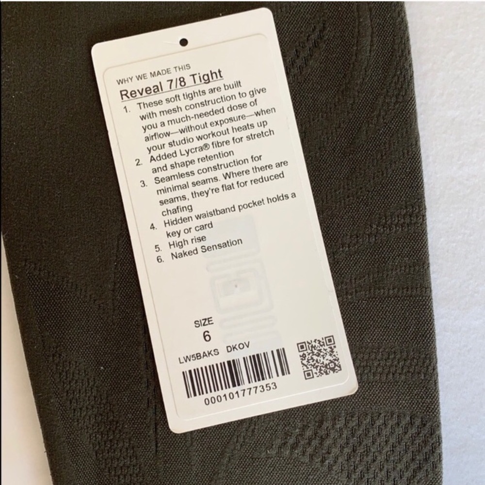Lululemon Reveal Yoga Tight - Picture 6 of 6